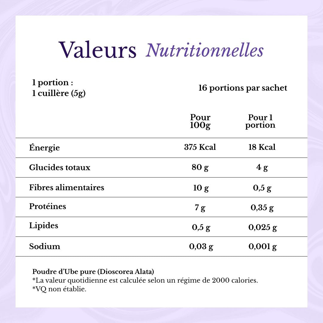 POUDRE D'UBE PREMIUM